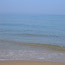 Flat calm sandy beach